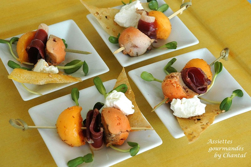 Amusebouche improvisé Assiettes Gourmandes