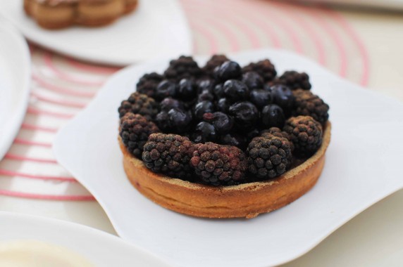 tarte aux fruits noirs