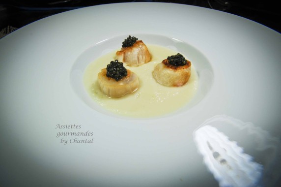 saint jacques caviar