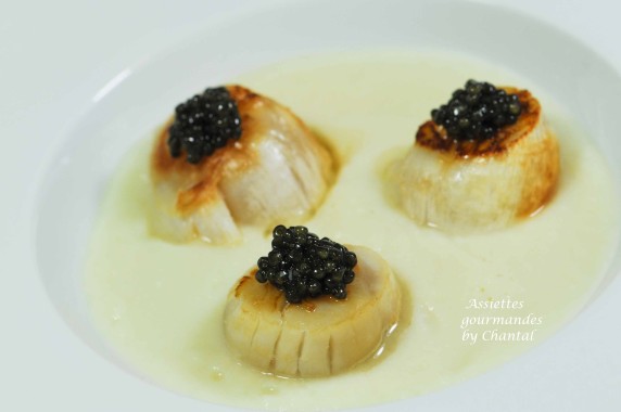 saint jacques caviar