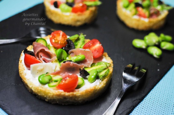tartelette ricotta asperges