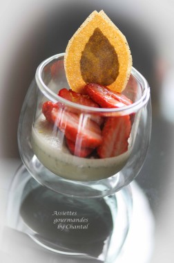 Panna cotta fraises