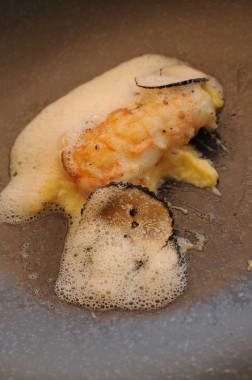 Restaurant Passions et Gourmandises, Saint-Benoit, Poitiers (25) - Polenta truffe d'ete