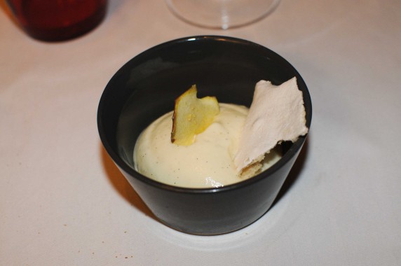 7ème Péché (- restaurant Bordeaux - espuma vanille, sorbet pomme