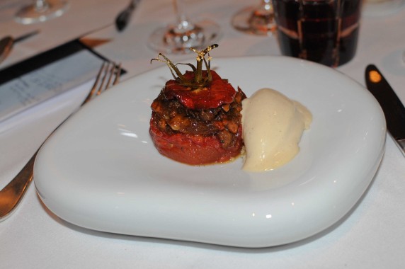 Oiseau Bleu Bordeaux - Tomate confite en dessert