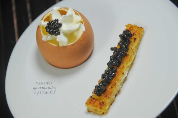 brouillade oeuf caviar 3