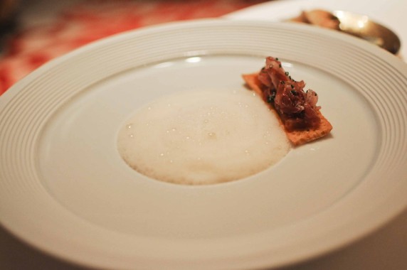 Philippe Etchebest Hostellerie de Plaisance - oeuf basse temperature