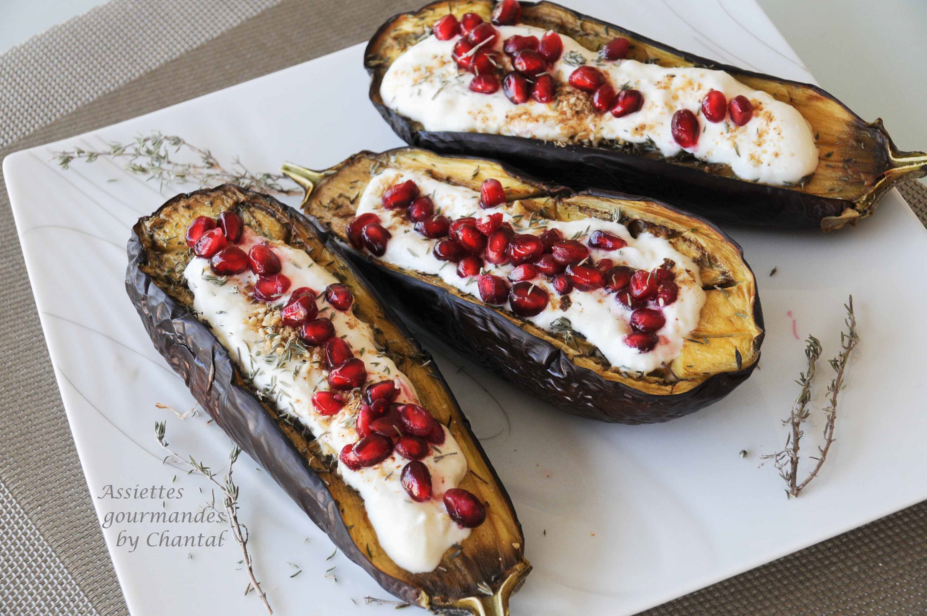 Aubergines cuisinées façon Yotam Ottolenghi