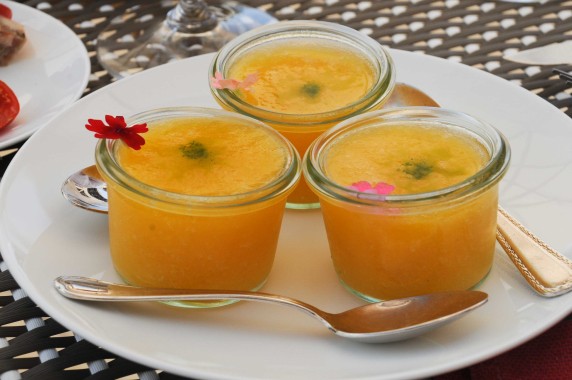 Gaspacho de tomates ananas 