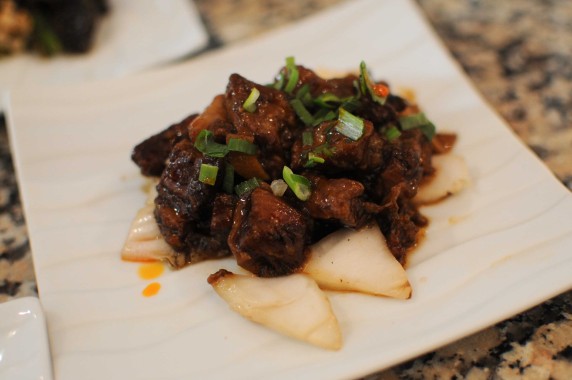 veau braisé à la badiane et aux peaux de mandarine