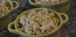 Recette Crumble poulet coco 