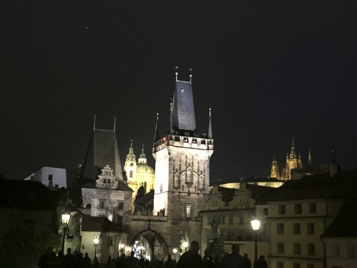 Prague by night