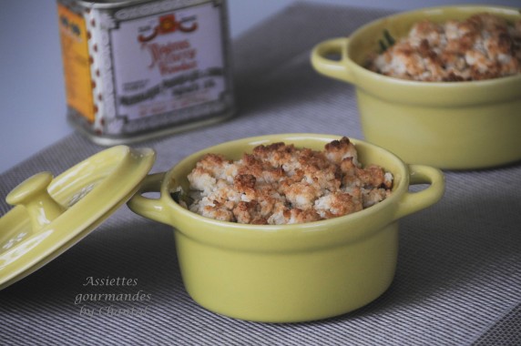 crumble poulet coco