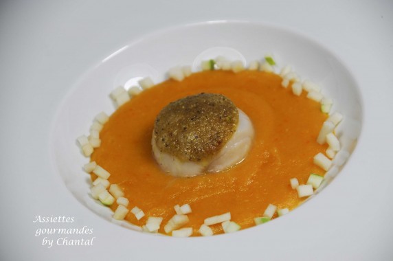 recette saint jacques potimarron 1