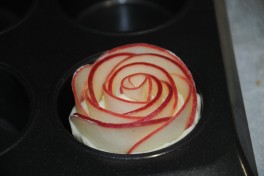 pomme en rose