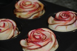 pomme forme de rose