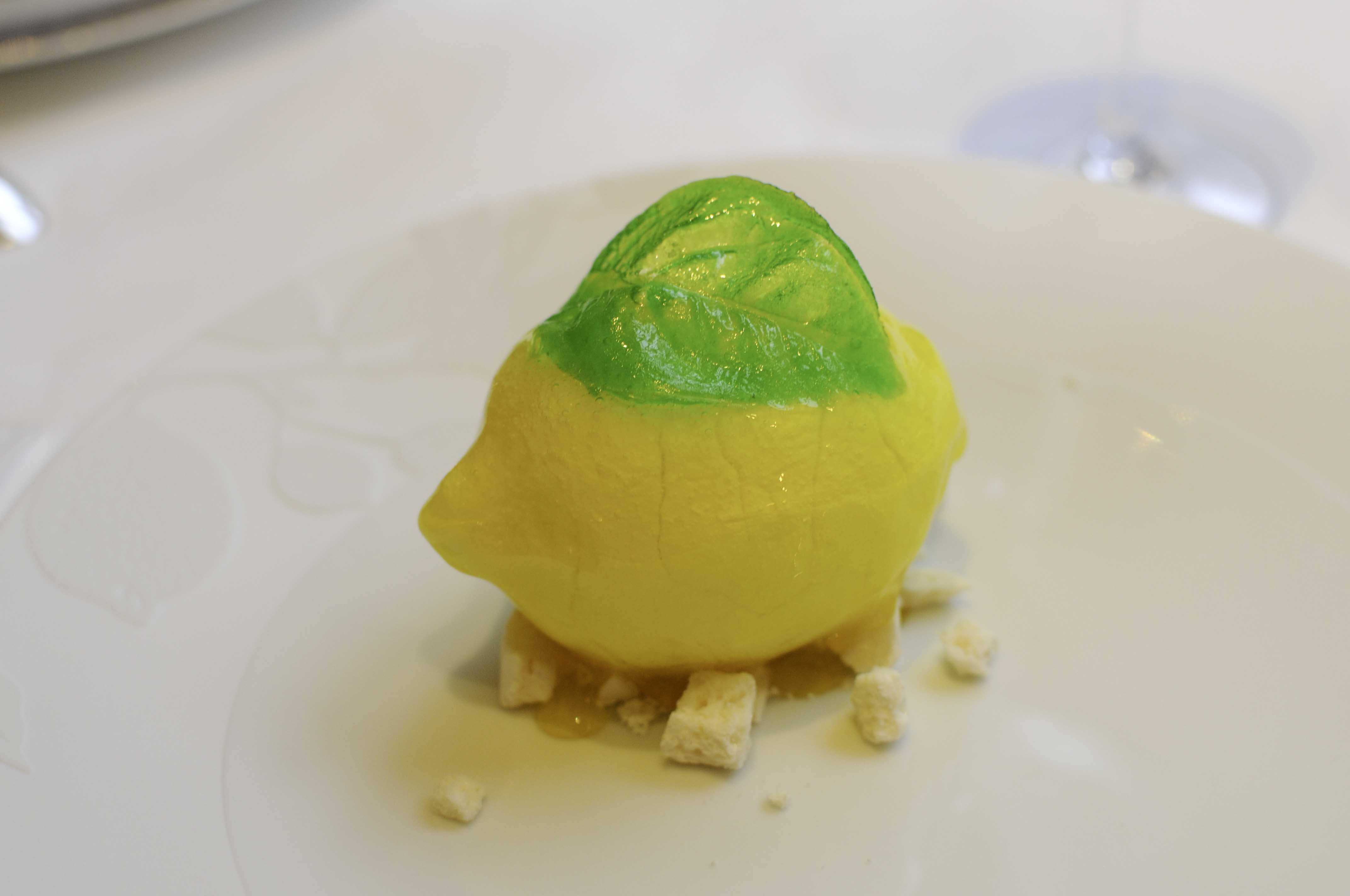 Dessert laurent Jeannin - Le Bristol Epicure - Citron de Menton