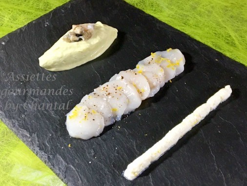 recette carpaccio saint jacques 3