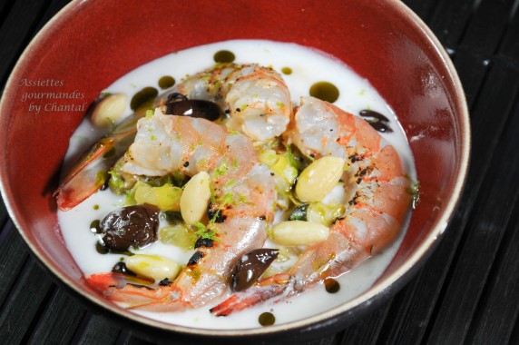 recette gambas miso 1