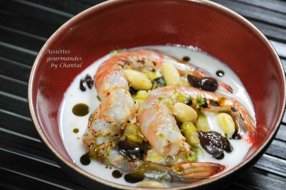 recette gambas miso 3