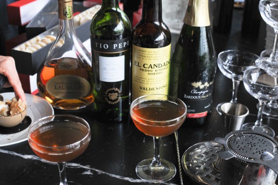 cocktail champagne cognac