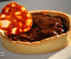 Tarte chocolat noix carambar