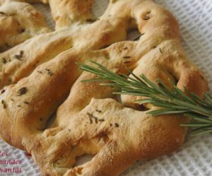 Fougasse lardons romarin