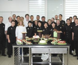 Cours de pâtisserie chez Olivier Bajard, le bouquet final du stage avec Philippe Rigollot