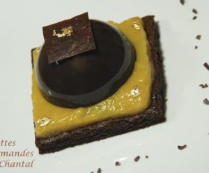 Dessert chocolat mangue