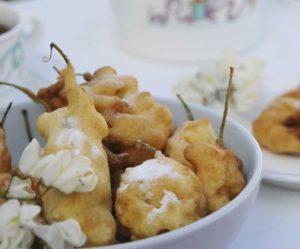 Beignets de fleurs d'acacia