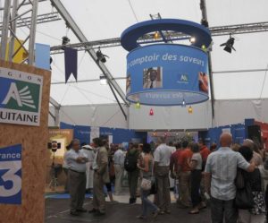 Michel Portos et Alain Darroze au Salon de l'Agriculture à la Foire de Bordeaux