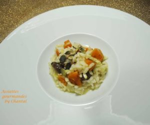 Risotto potimarron châtaignes