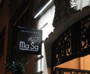 Dîner à Masa, restaurant à Paris