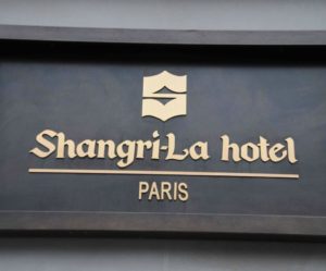 Shangri-La Paris: un diner exceptionnel!
