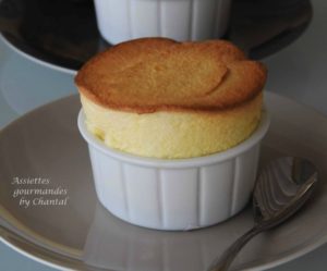 Soufflé orange, fruits de la passion