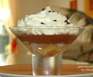 Verrines lemon-curd, chocolat et mousse au citron