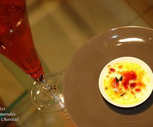 Crème brûlée à la truffe pour mise en bouche festive