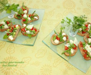 Tartine à l'anchoïade...et tous les légumes du moment