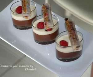 Nems croustillants chocolat framboises