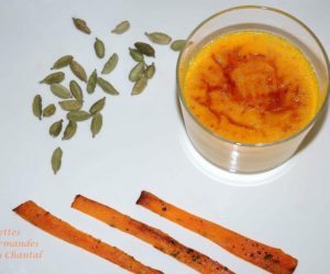Crème brûlée carotte cardamome