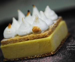 Tarte au citron selon une recette de Christophe Felder