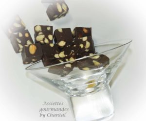 Fudge chocolat amandes