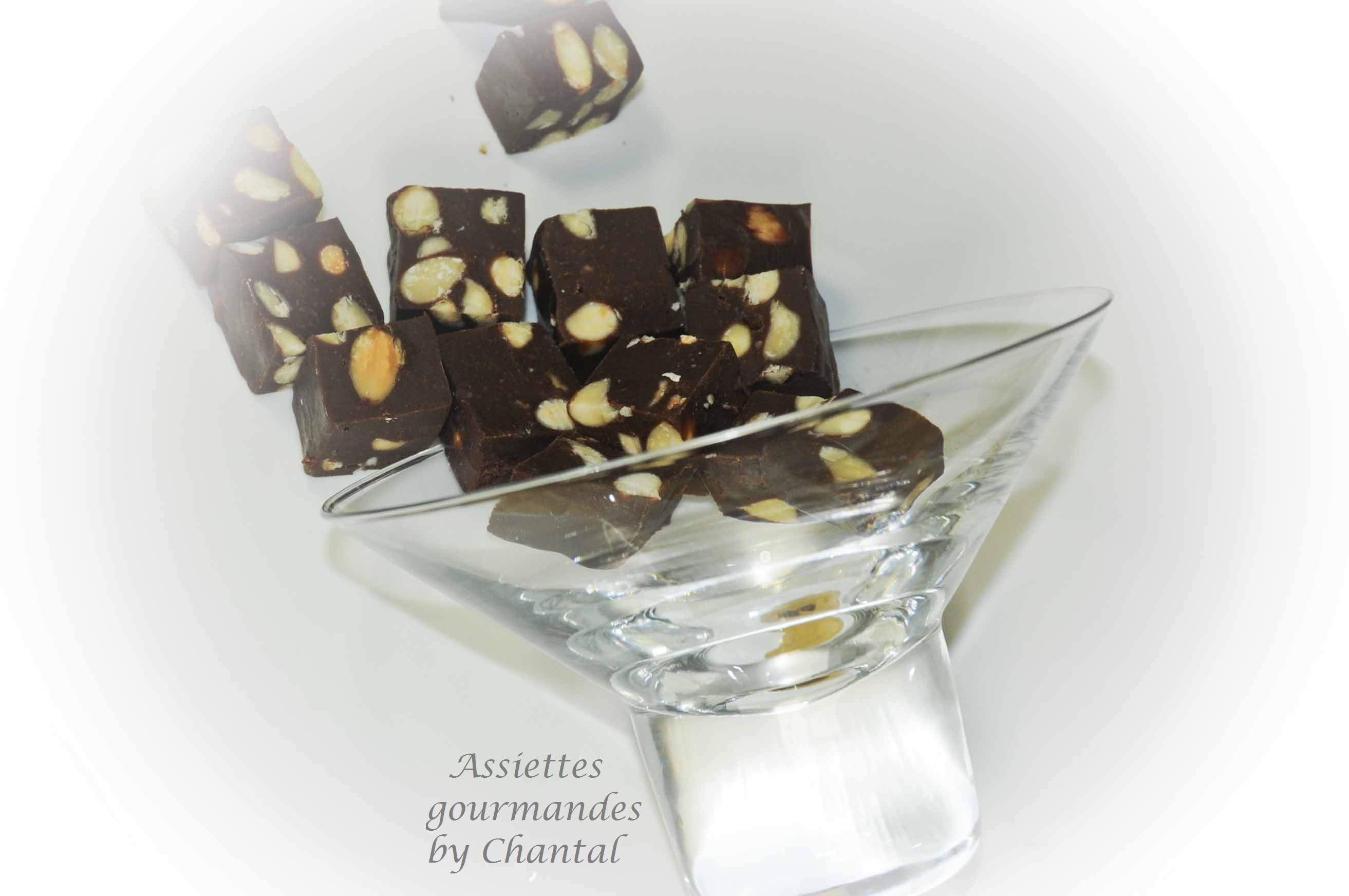 Fudge chocolat amandes