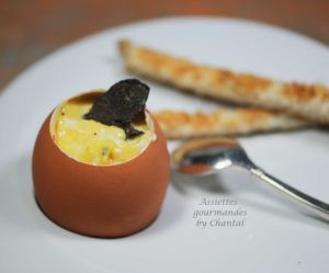 brouillade d'oeuf à la truffe