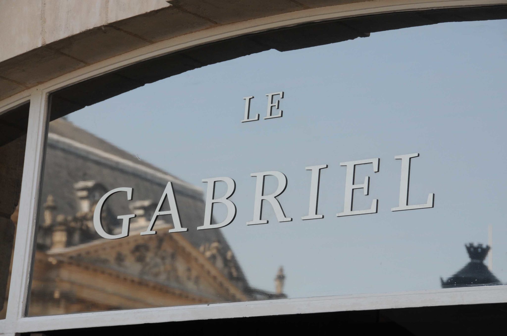 Déjeuner au restaurant le Gabriel, François Adamski