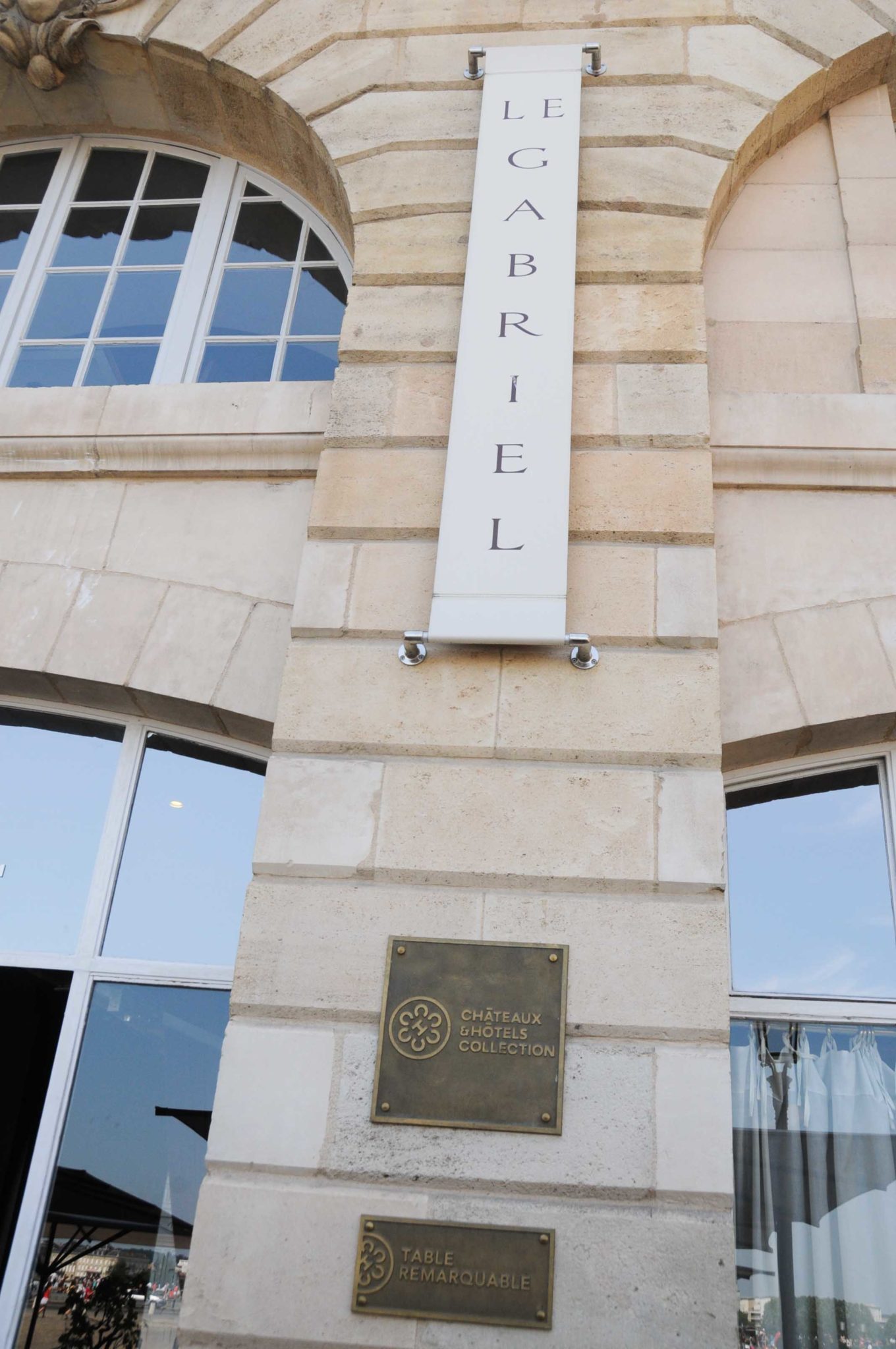 Déjeuner au restaurant le Gabriel, François Adamski