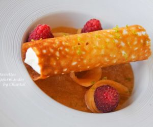 Soupe de melon et mousse légère au fromage blanc