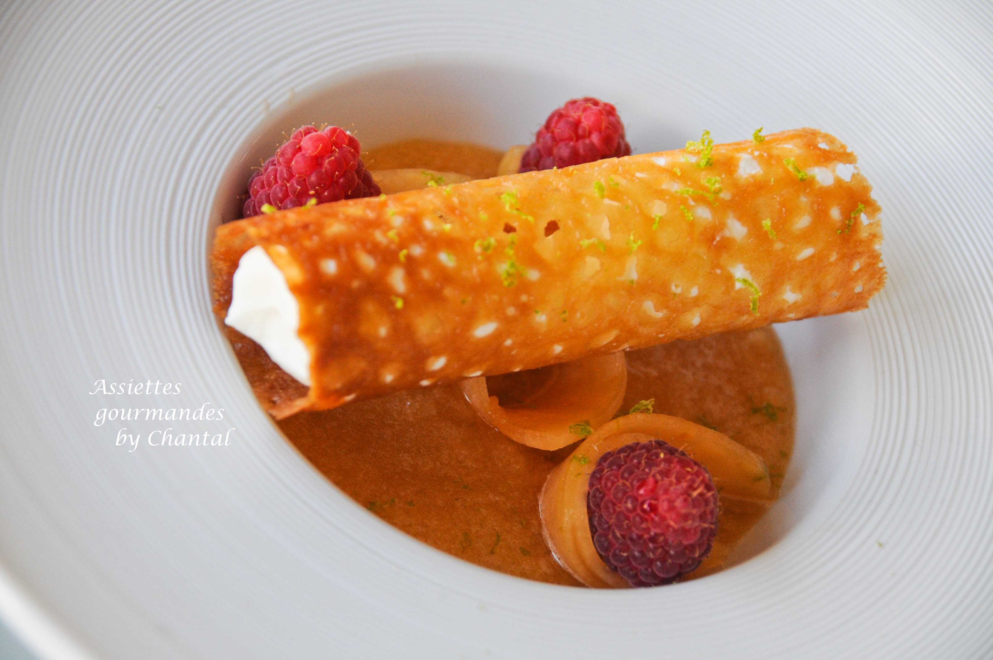 Soupe de melon et mousse légère au fromage blanc