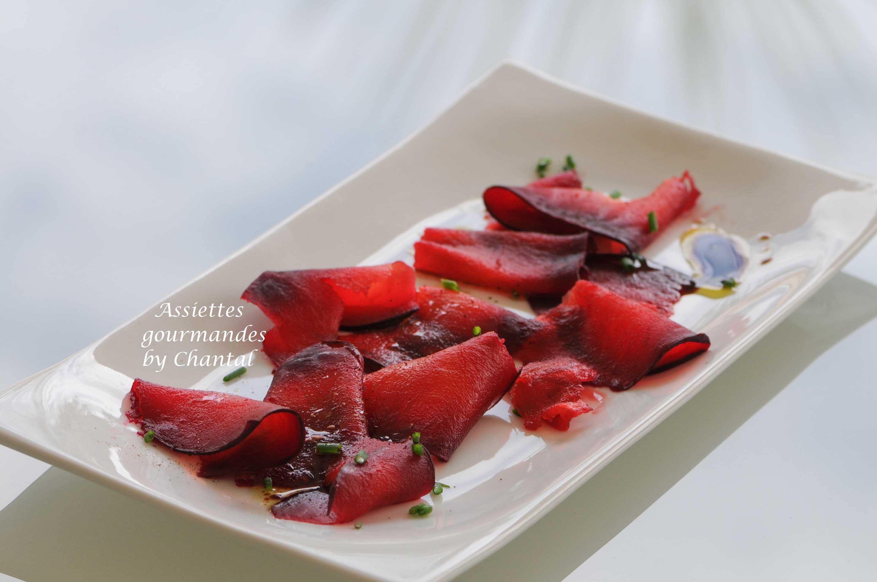 Betterave en croûte de sel - Salade de betteraves - Alain Passard
