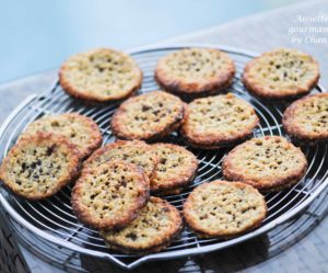 Biscuits suédois aux flocons d'avoine et chocolat